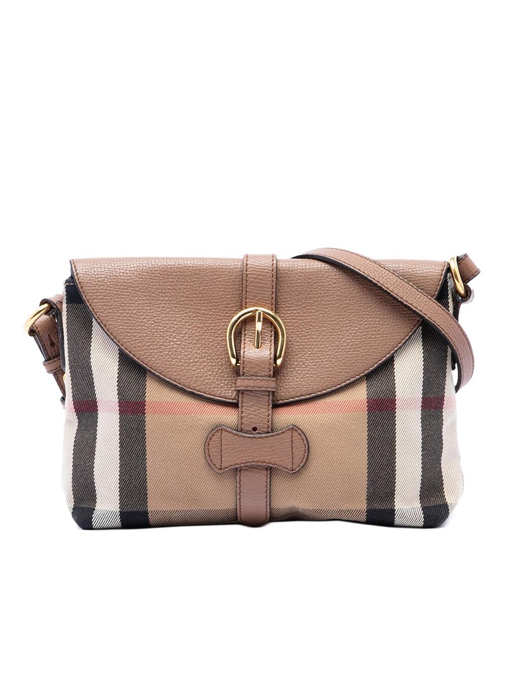Burberry Small House Check Canvas And #318601B44B